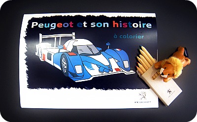 ✎PEUGEOT de ぬり絵✐