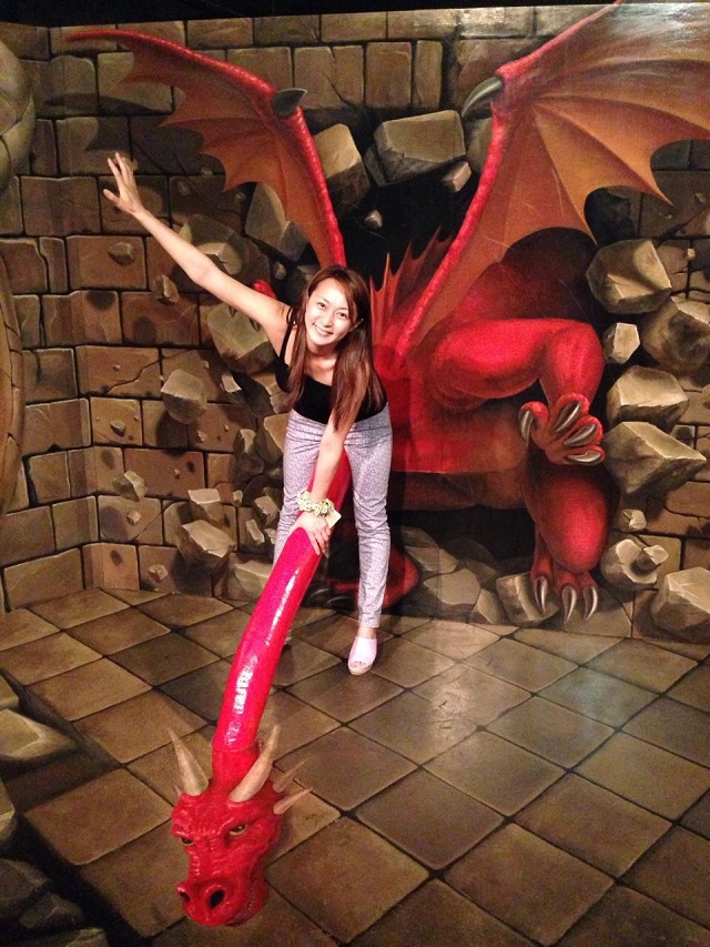 那須トリックアート♪