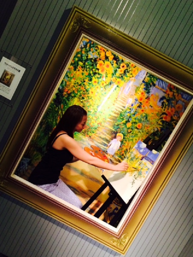 那須トリックアート♪