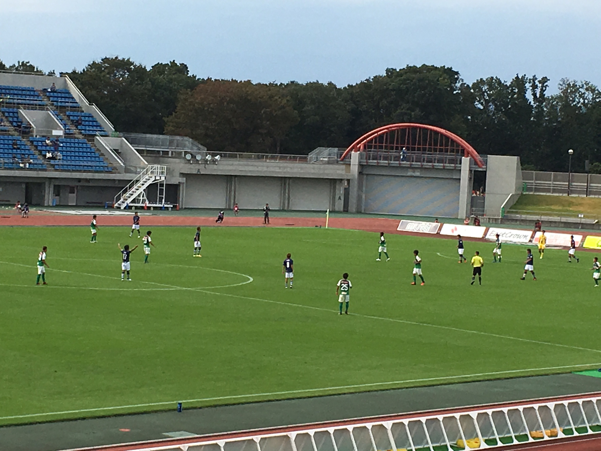 サッカーの試合