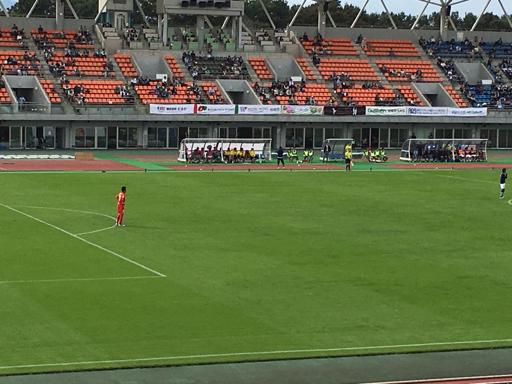 サッカーの試合