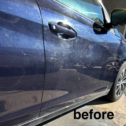 コーティング　before/after