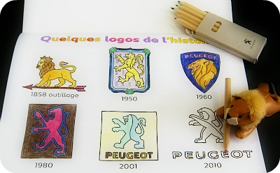 ✎PEUGEOT de ぬり絵✐